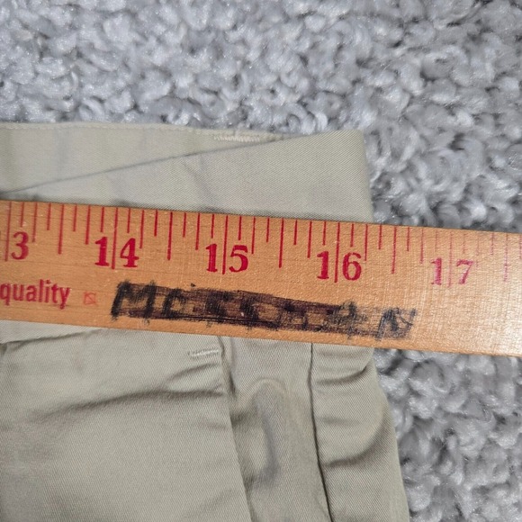 Spoke Pants Mens 33 (Fits 32x33) Beige Sharps Build A Chino Trousers Flaw - Picture 9 of 13